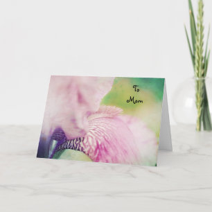 Softly Beautiful Iris Mother's Day Card