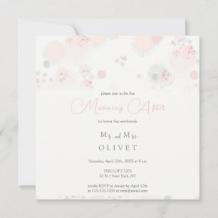 Softness Tea Roses Morning After Invitation