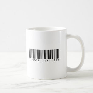 Software Developer Bar Code Coffee Mug