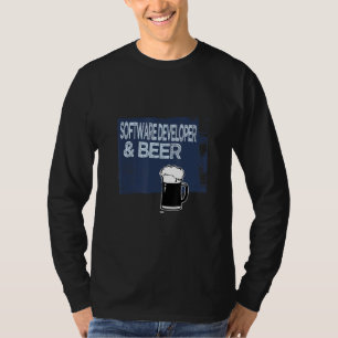 Software Developer & Beer Profession Career Worker T-Shirt