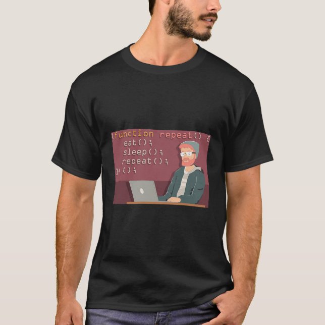 Software Developer Coding Computer Programming T-Shirt (Front)