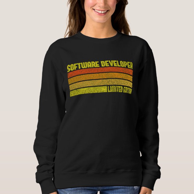 Software Developer  Computer Engineer Nerd Job Tit Sweatshirt (Front)