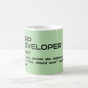 Software Developer Definition Coffee Mug