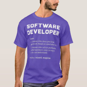 Software Developer  Funny Dictionary Definition T-Shirt