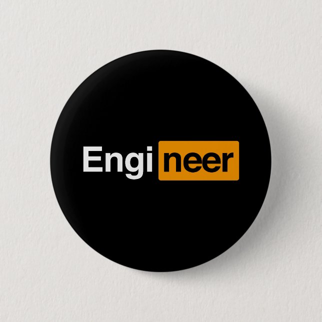 Software Engineer 6 Cm Round Badge (Front)