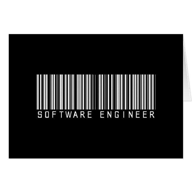 Software Engineer Bar Code (Front Horizontal)