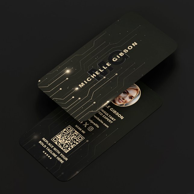 Software Engineer Black Programmer Modern Business Card (Software Engineer Black Programmer Modern Business Card
)