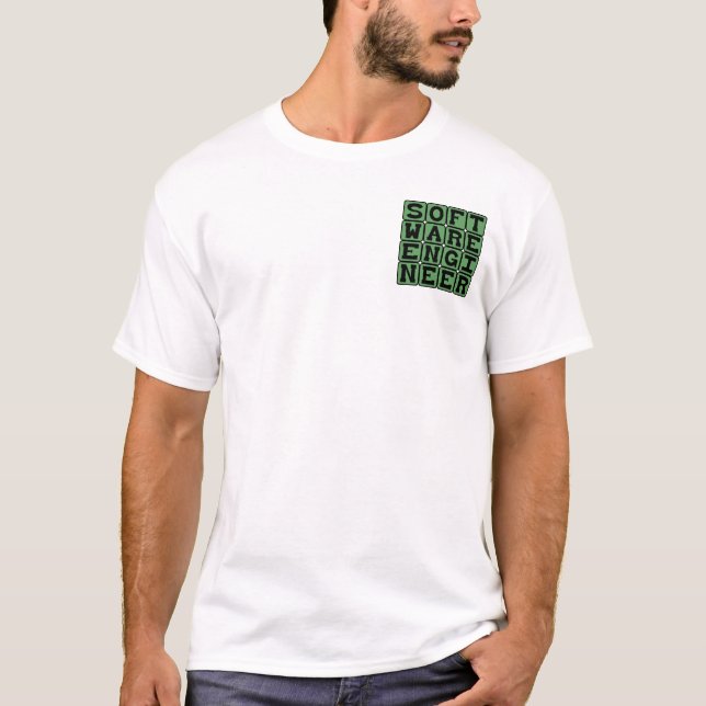 Software Engineer, Computer Profession T-Shirt (Front)