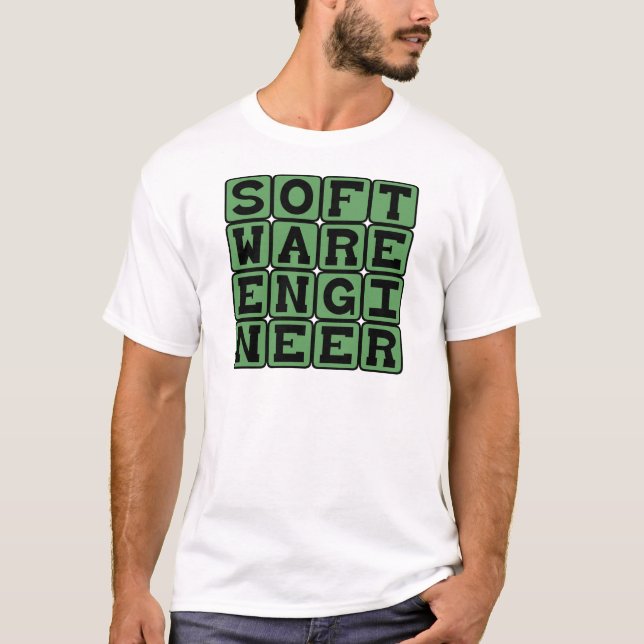 Software Engineer, Computer Profession T-Shirt (Front)
