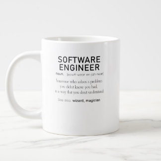 Software Engineer Definition Coder Definition Large Coffee Mug