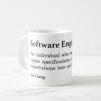 Software Engineer Definition Coffee Mug