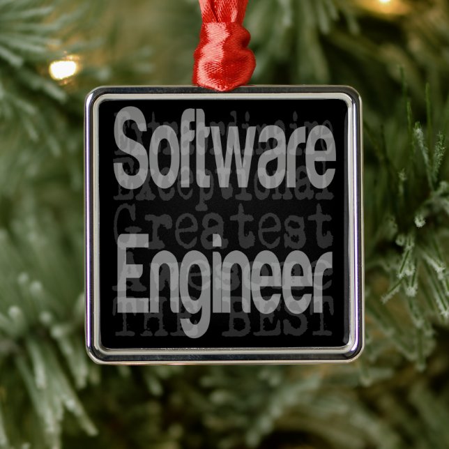 Software Engineer Extraordinaire Metal Tree Decoration (Tree)