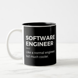 Software Engineer Funny Engineering Saying Two-Tone Coffee Mug