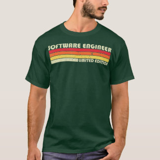 SOFTWARE ENGINEER Funny Job Title Profession Birth T-Shirt