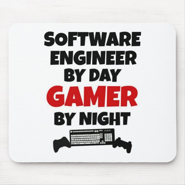 Software Engineer Gamer Mouse Mat (Front)