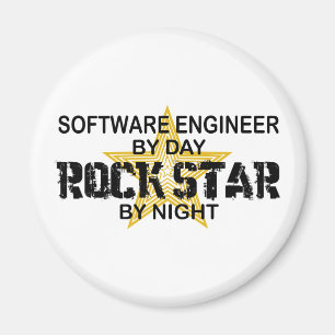Software Engineer Rock Star by Night Magnet