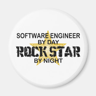 Software Engineer Rock Star by Night Magnet