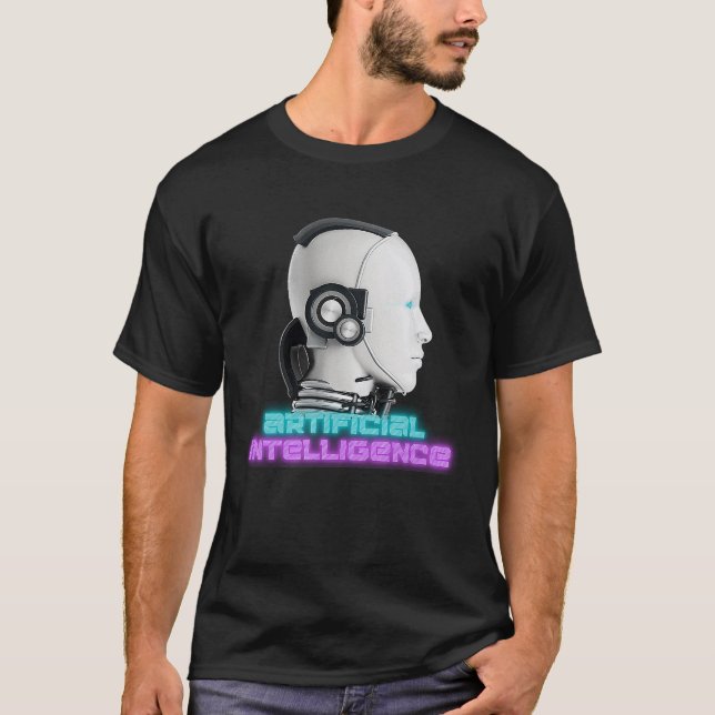 Software Engineer UXUI Robot Artificial Intelligen T-Shirt (Front)