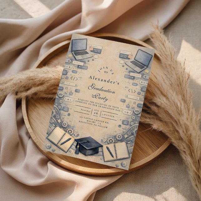 Software Engineering Graduation Invitation (Creator Uploaded)