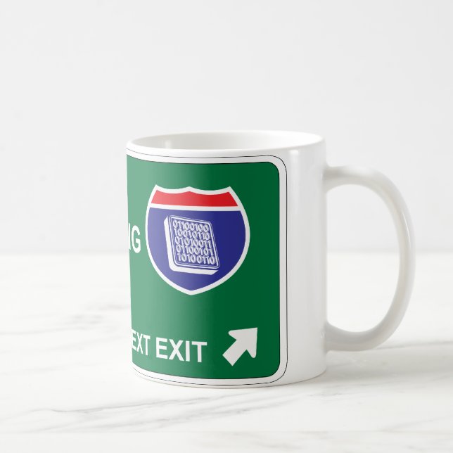 Software Engineering Next Exit Coffee Mug (Right)