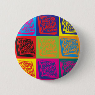 Software Engineering Pop Art 6 Cm Round Badge