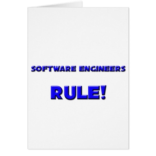 Software Engineers Rule! (Front)