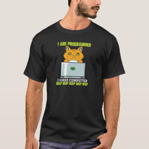 Software Programming Cat Developer Computer Scient T-Shirt