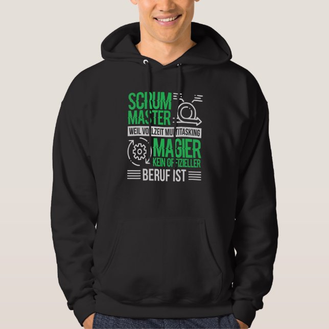 Software Puppet Chefs Agile Scrum Master Hoodie (Front)