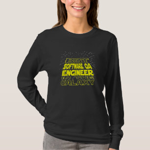 Software Qa Engineer Cool Galaxy Job T-Shirt
