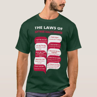 SOFTWARE QUALITY ENGINEER BEST DESIGN 2017 T-Shirt
