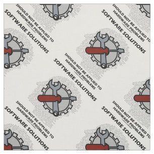 Software Solutions Should Not Be Applied Hardware Fabric