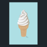 Softy Cone Poster<br><div class="desc">Add a touch of summertime fun to any room with this cool ice cream cone design.</div>