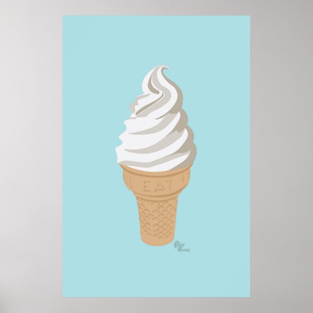 Softy Cone Poster (Front)