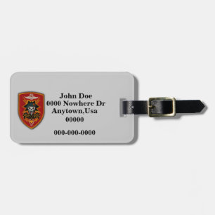 SOG Special Forces Green Berets patch luggage tag