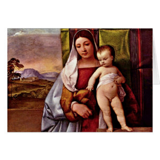 Sogen. Virgin And Child ( Gypsy Madonna) By Tizian