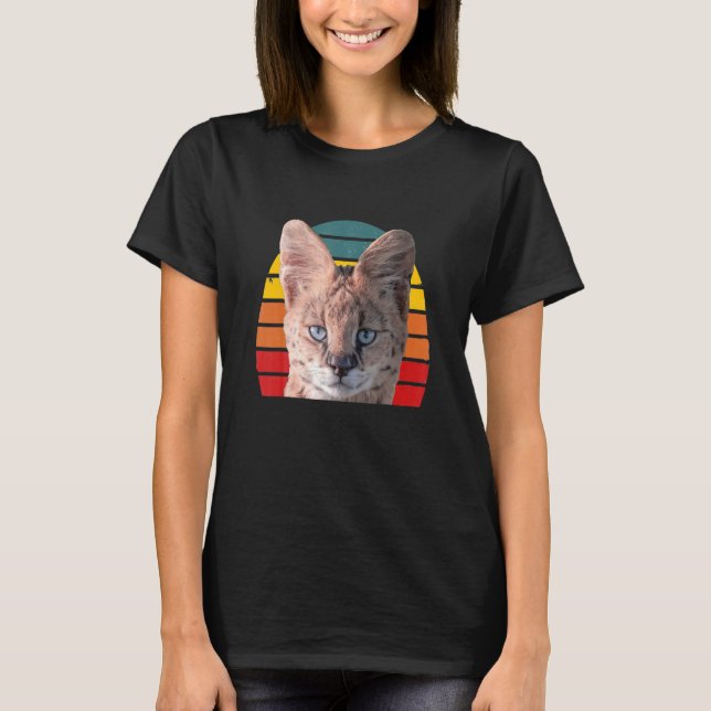 Sogga Serval Cat T-Shirt (Front)