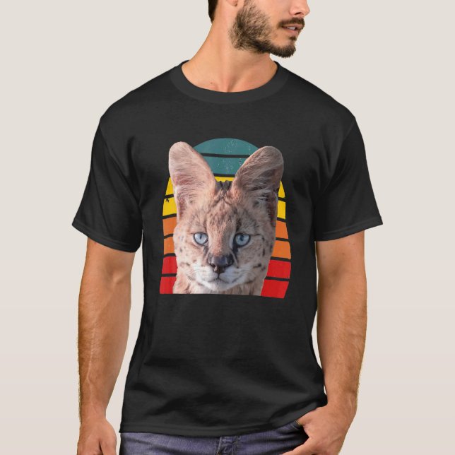 Sogga Serval Cat T-Shirt (Front)