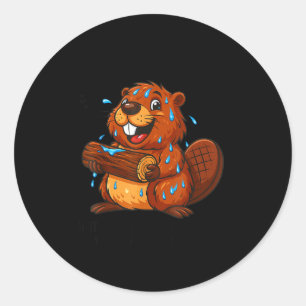 Soggy Beaver Bbq If It's Not All Over Your Face Yo Classic Round Sticker