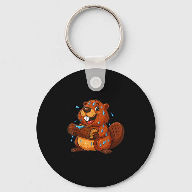 Soggy Beaver Bbq If It's Not All Over Your Face Yo Key Ring (Front)