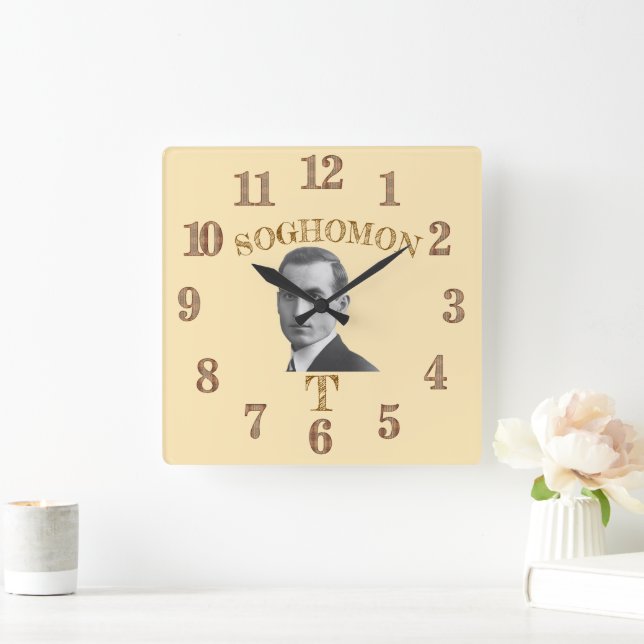 Soghomon T Wall Clock (Home)