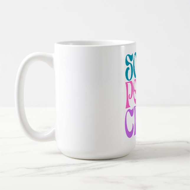 Sogna Pensa Credi Coffee Mug (Left)