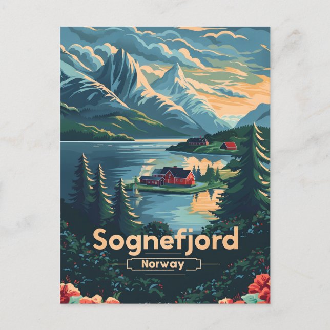 Sognefjord Norway Postcard (Front)