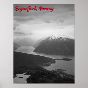 Sognefjord, Norway Poster
