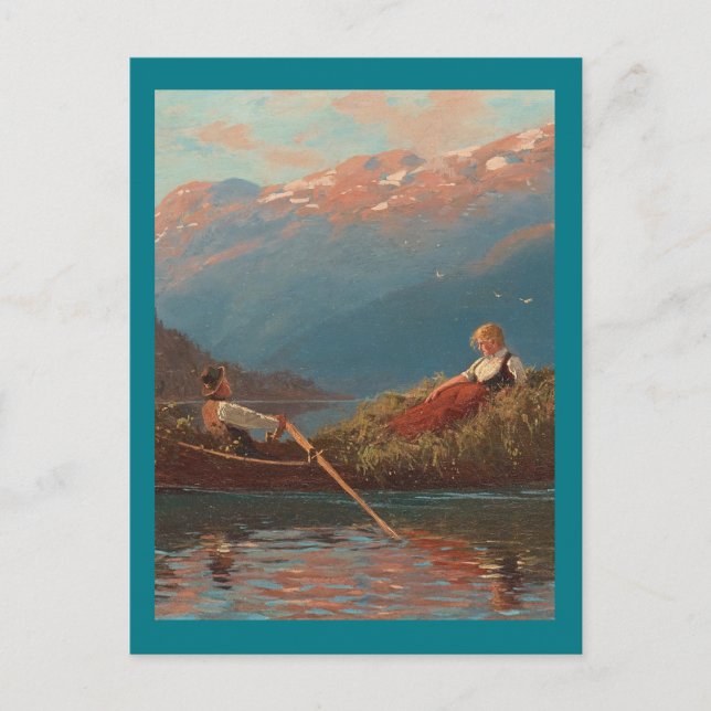 Sognefjord Rowing on the Fjord Postcard (Front)