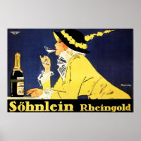 SOHNLEIN RHEINGOLD German Champagne by Fritz Rumpf