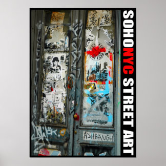 SoHo NYC Street Art Poster
