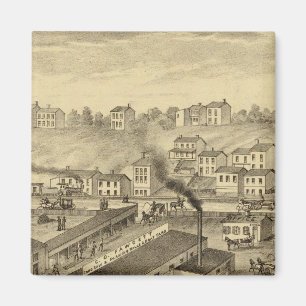 Soho Saw and Planing Mills and Barge Yards Magnet