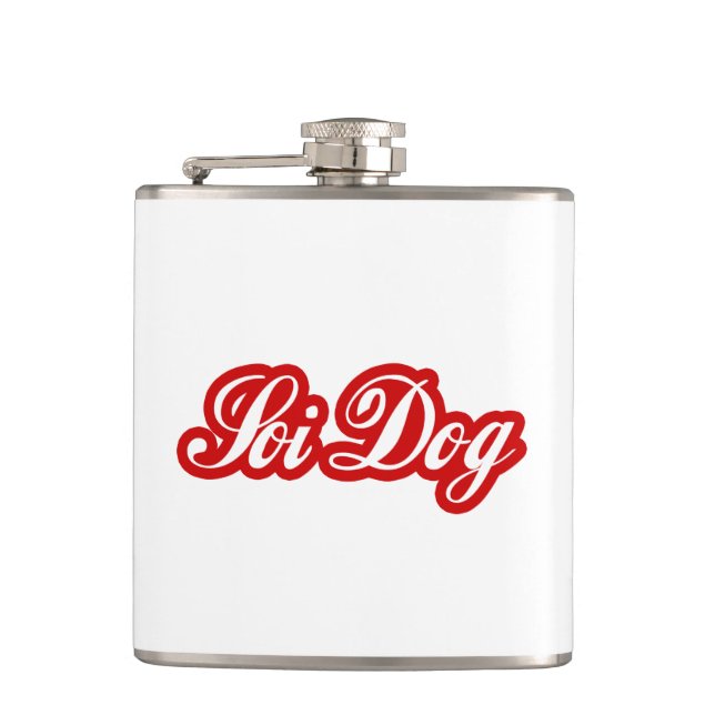 SOI DOG HIP FLASK (Front)