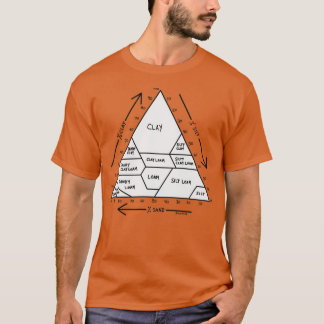Soil Chart Black and White T-Shirt