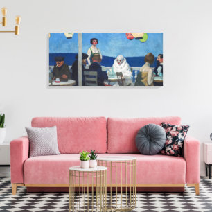 Soir Bleu   Edward Hopper   Canvas Print